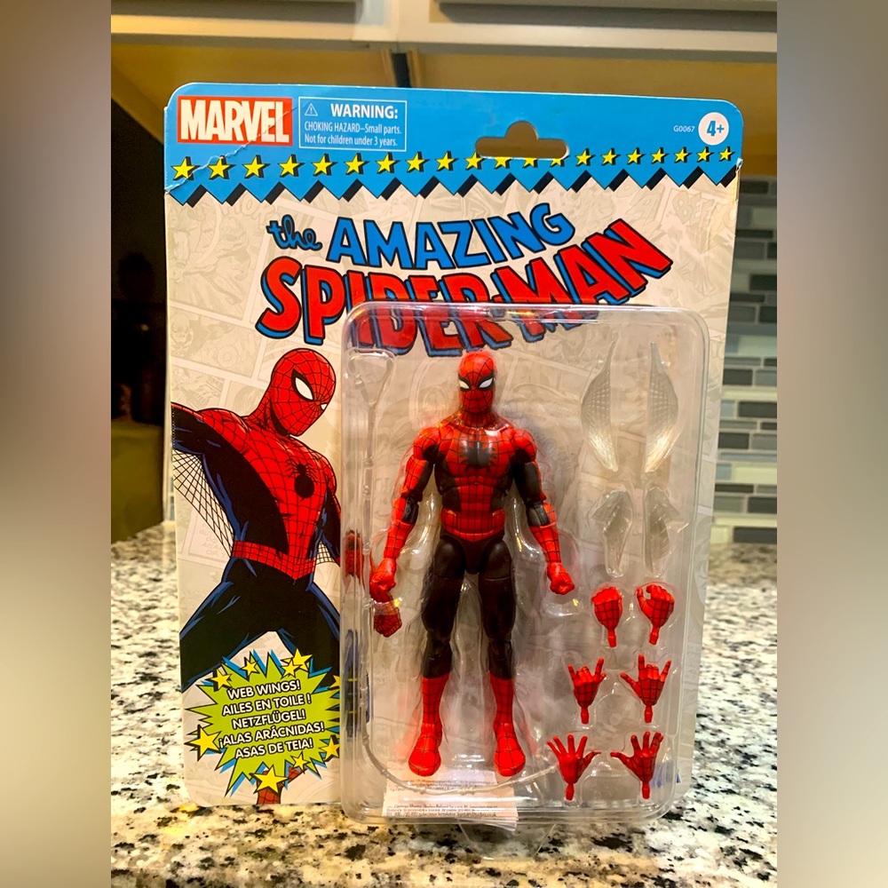 Marvel Legends The Amazing Spider-Man Web Wings Retro 6" Figure Target Exclusive